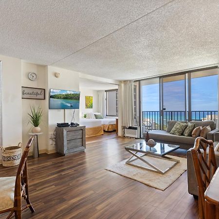 Beautifully Renovated 32Nd Floor Deluxe Ocean View Waikiki Condo Condo Honolulu Luaran gambar